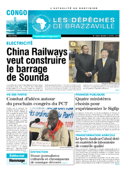 Les Dépêches de Brazzaville : Édition brazzaville du 09 avril 2019
