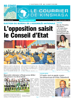 Les Dépêches de Brazzaville : Édition le courrier de kinshasa du 25 avril 2019
