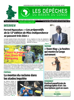 Les Dépêches de Brazzaville : Édition du 6e jour du 27 avril 2019