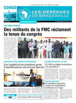 Les Dépêches de Brazzaville : Édition brazzaville du 30 avril 2019