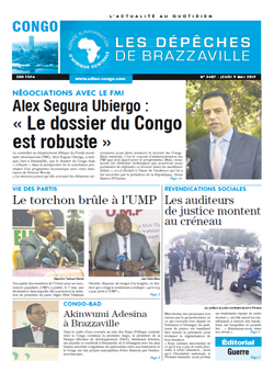 Les Dépêches de Brazzaville : Édition brazzaville du 09 mai 2019