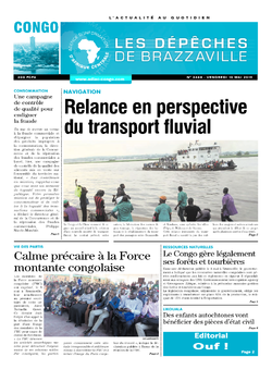 Les Dépêches de Brazzaville : Édition brazzaville du 10 mai 2019