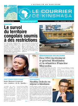 Les Dépêches de Brazzaville : Édition brazzaville du 10 mai 2019