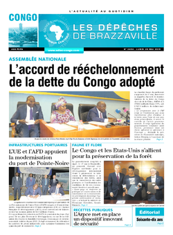 Les Dépêches de Brazzaville : Édition brazzaville du 20 mai 2019