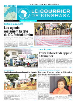 Les Dépêches de Brazzaville : Édition du 6e jour du 25 mai 2019