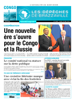 Les Dépêches de Brazzaville : Édition brazzaville du 27 mai 2019