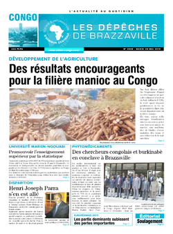 Les Dépêches de Brazzaville : Édition brazzaville du 28 mai 2019