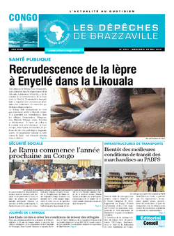 Les Dépêches de Brazzaville : Édition brazzaville du 29 mai 2019