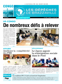 Les Dépêches de Brazzaville : Édition brazzaville du 11 juin 2019