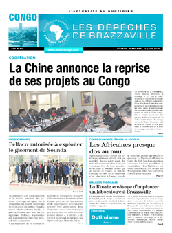 Les Dépêches de Brazzaville : Édition brazzaville du 12 juin 2019