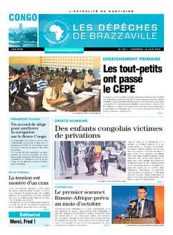Les Dépêches de Brazzaville : Édition brazzaville du 14 juin 2019