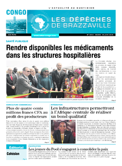 Les Dépêches de Brazzaville : Édition brazzaville du 18 juin 2019