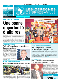 Les Dépêches de Brazzaville : Édition brazzaville du 19 juin 2019