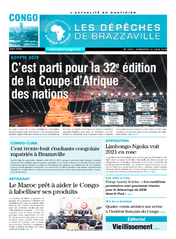 Les Dépêches de Brazzaville : Édition brazzaville du 23 juin 2019