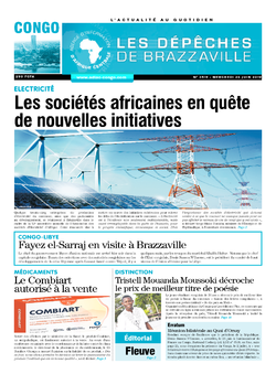 Les Dépêches de Brazzaville : Édition brazzaville du 26 juin 2019