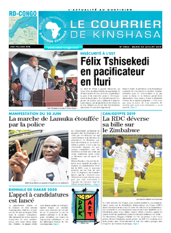 Les Dépêches de Brazzaville : Édition le courrier de kinshasa du 02 juillet 2019