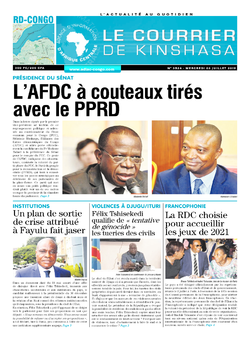 Les Dépêches de Brazzaville : Édition le courrier de kinshasa du 03 juillet 2019