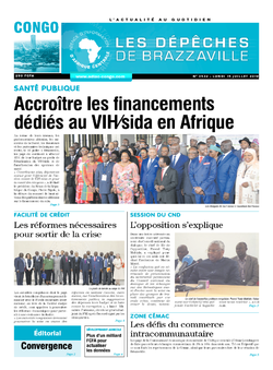 Les Dépêches de Brazzaville : Édition brazzaville du 15 juillet 2019