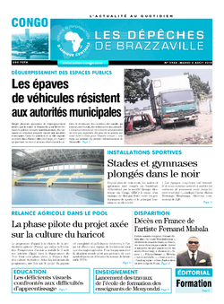 Les Dépêches de Brazzaville : Édition brazzaville du 06 août 2019