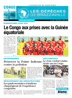 Les Dépêches de Brazzaville : Édition brazzaville du 07 août 2019
