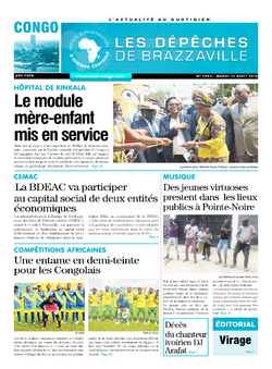 Les Dépêches de Brazzaville : Édition brazzaville du 13 août 2019