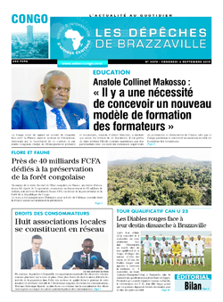 Les Dépêches de Brazzaville : Édition brazzaville du 06 septembre 2019