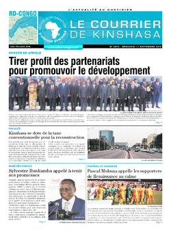 Les Dépêches de Brazzaville : Édition le courrier de kinshasa du 11 septembre 2019