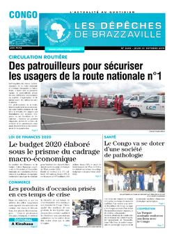 Les Dépêches de Brazzaville : Édition brazzaville du 31 octobre 2019