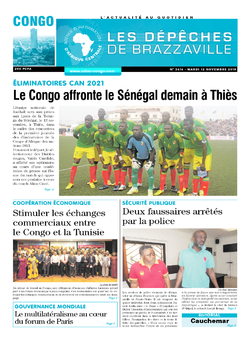 Les Dépêches de Brazzaville : Édition brazzaville du 12 novembre 2019