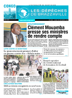 Les Dépêches de Brazzaville : Édition brazzaville du 18 novembre 2019