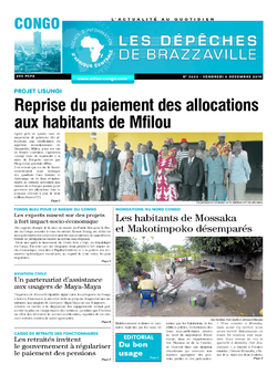 Les Dépêches de Brazzaville : Édition brazzaville du 06 décembre 2019