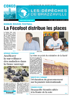 Les Dépêches de Brazzaville : Édition brazzaville du 10 décembre 2019