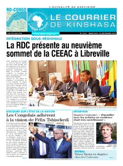 Les Dépêches de Brazzaville : Édition le courrier de kinshasa du 18 décembre 2019