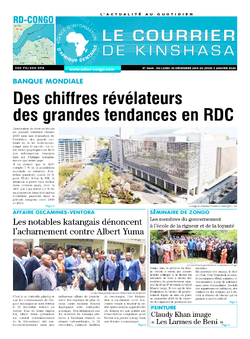 Les Dépêches de Brazzaville : Édition le courrier de kinshasa du 30 décembre 2019