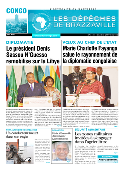 Les Dépêches de Brazzaville : Édition brazzaville du 07 janvier 2020