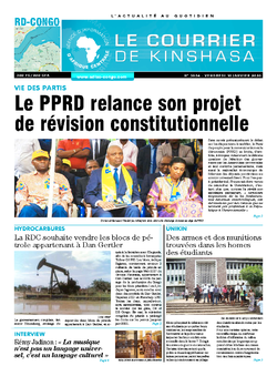 Les Dépêches de Brazzaville : Édition le courrier de kinshasa du 10 janvier 2020