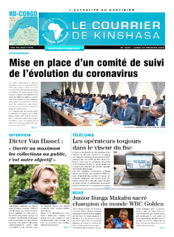 Les Dépêches de Brazzaville : Édition brazzaville du 03 février 2020