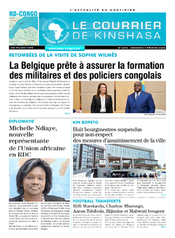 Les Dépêches de Brazzaville : Édition le courrier de kinshasa du 07 février 2020