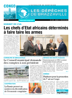 Les Dépêches de Brazzaville : Édition brazzaville du 11 février 2020