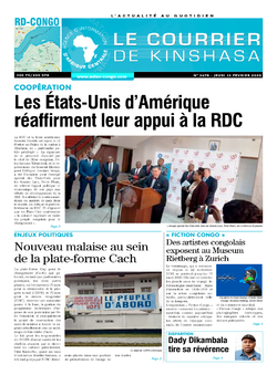 Les Dépêches de Brazzaville : Édition le courrier de kinshasa du 13 février 2020