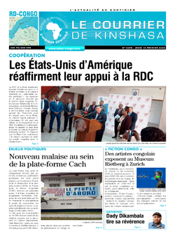 Les Dépêches de Brazzaville : Édition brazzaville du 13 février 2020