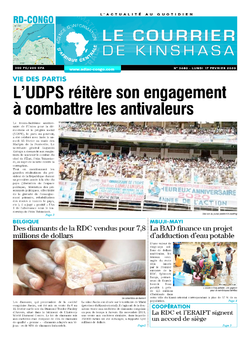 Les Dépêches de Brazzaville : Édition brazzaville du 17 février 2020