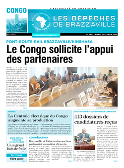 Les Dépêches de Brazzaville : Édition brazzaville du 18 février 2020