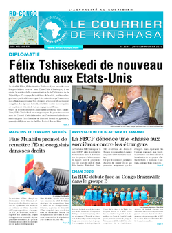 Les Dépêches de Brazzaville : Édition le courrier de kinshasa du 27 février 2020