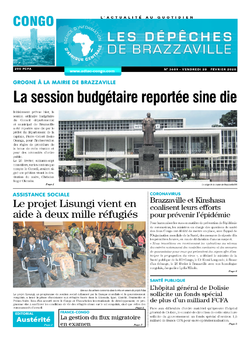 Les Dépêches de Brazzaville : Édition brazzaville du 28 février 2020