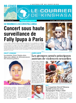 Les Dépêches de Brazzaville : Édition le courrier de kinshasa du 28 février 2020