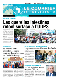 Les Dépêches de Brazzaville : Édition brazzaville du 13 mars 2020