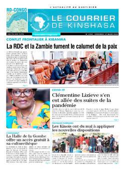 Les Dépêches de Brazzaville : Édition le courrier de kinshasa du 27 mars 2020