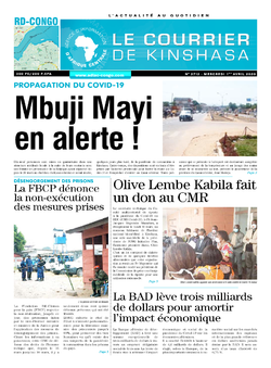 Les Dépêches de Brazzaville : Édition le courrier de kinshasa du 01 avril 2020