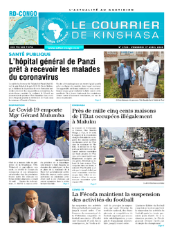 Les Dépêches de Brazzaville : Édition brazzaville du 17 avril 2020